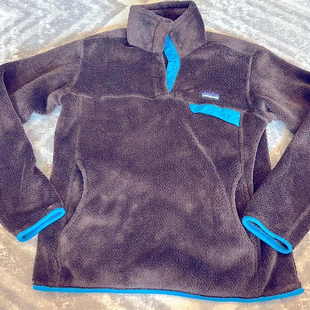 Patagonia Polartec Thermal Pro Fleece Snap-T Pullover Sweater size M sweatshirt